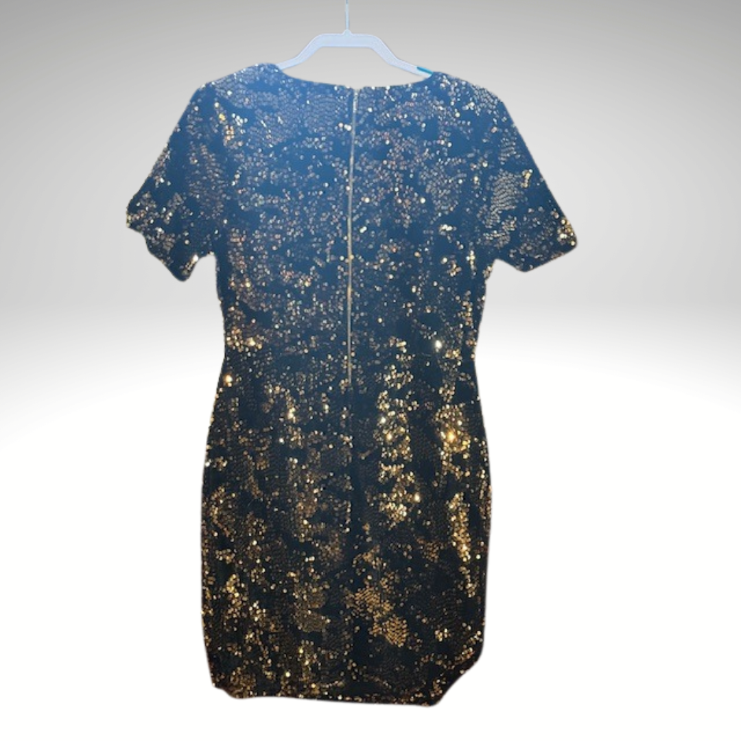 INC Gold Sequin Dress - Women's Size Medium