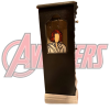 Side view showing hand-painted Black Widow on jewelry box door