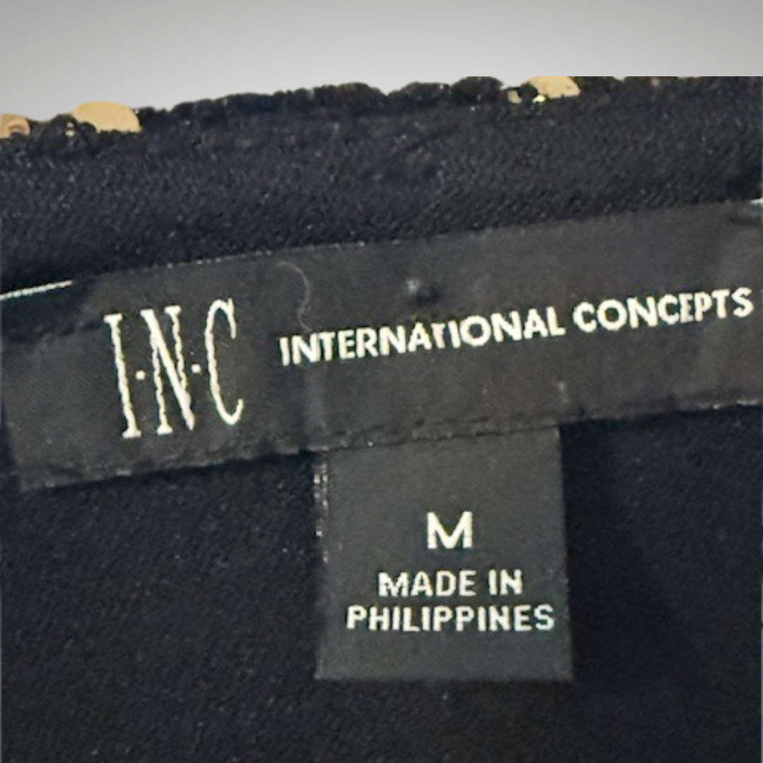 INC Gold Sequin Dress - Women's Size Medium