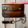 Vintage Steer Tooled Leather Chain Wallet – Medium (BBL-08)