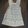 Time and Tru Blue Floral Boho Sundress (Size L 12–14)