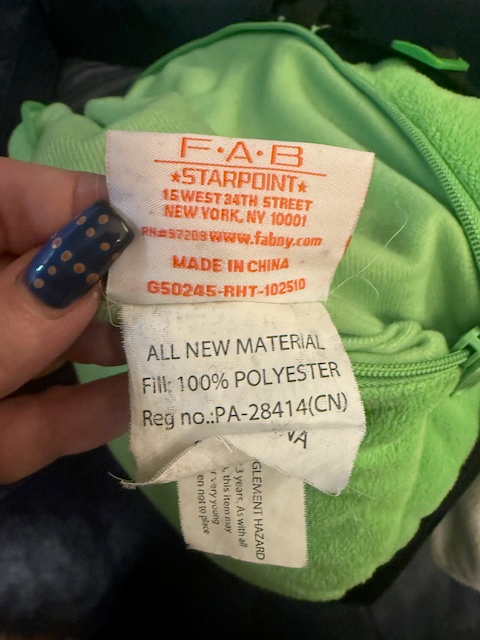 Nickelodeon “Invader Zim” GIR Plush Backpack – Rare 2000s Original by FAB Starpoint