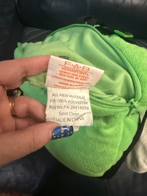 Nickelodeon “Invader Zim” GIR Plush Backpack – Rare 2000s Original by FAB Starpoint