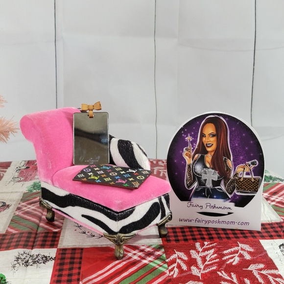 Louis Vuitton Murakami Noir Monogram Mirror and Case