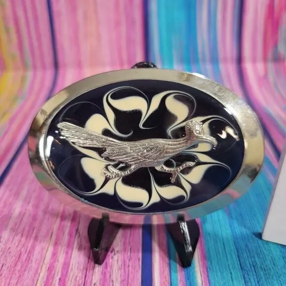 m_wp_687b6546c71ba19572ddfd11 Roadrunner on Blue Epoxy Belt Buckle
