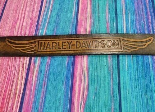 Genuine Leather Belt Brown Harley Davidson Size 28 (1001) LAST ONE