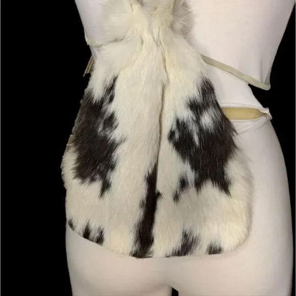 Rare Rabbit Fur / Angora Purse / Backpack