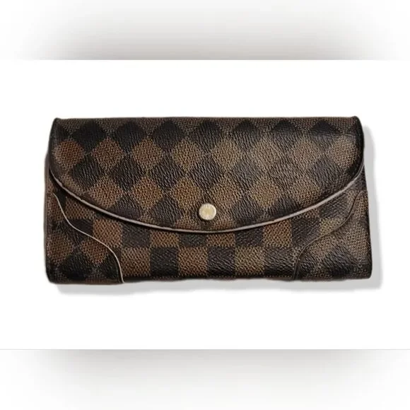 m_wp_68931223c4e7b4c0ecfe727b Louis Vuitton Damier Portefeuille Caissa Rose Bifold Wallet Authentic CA4175