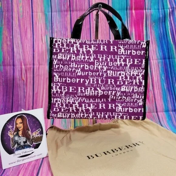 Burberry Graffiti Tote Bag - Rare & Collectible