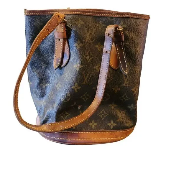 m_wp_68993fb7b09b7c612c6a0ad9 (1) Louis Vuitton Monogram Petit Bucket Bag - Upcycle or Project Bag