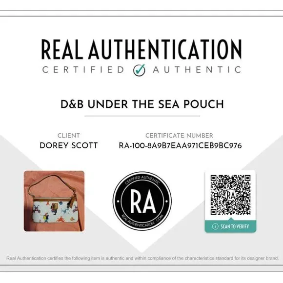 Disney Dooney & Bourke Out to Sea Wristlet / Pouch