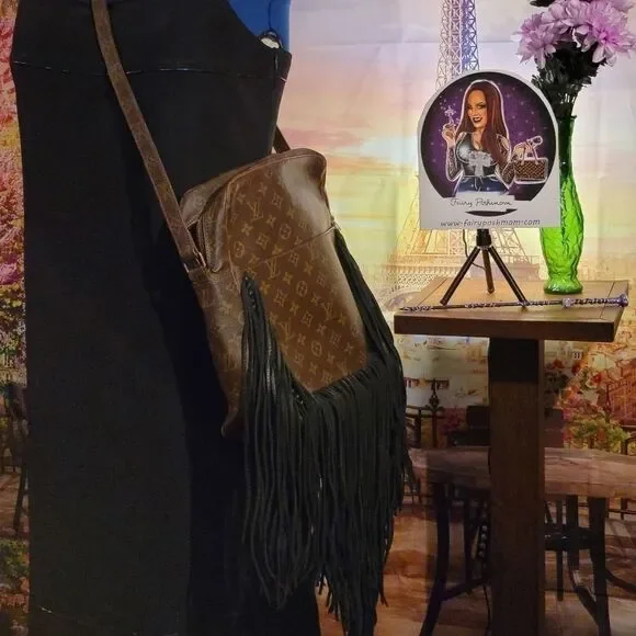 Louis Vuitton Large Vintage Boho Bag with Fringe