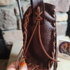 Genuine Elk Hide Leather Crossbody Purse Bag Made by Native Americans BNA7