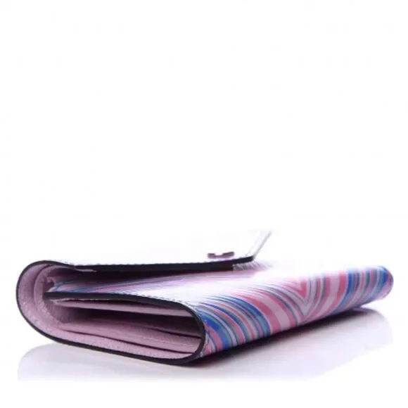 Louis Vuitton Epi Tropical Victorine Wallet Blue Rose NWOT