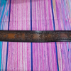 Genuine Leather Belt Brown with Floral Box Pattern Size 38 (2001)