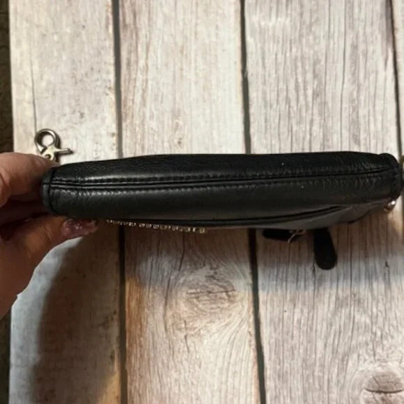 Genuine Harley-Davidson Black Leather Hip Bag – Clip-On Purse 99411-11VW (2013)