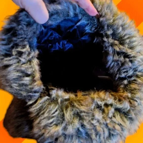 Harley-Davidson Trapper Hat | Faux Fur Ear Flaps | Size Small | Winter Biker Style