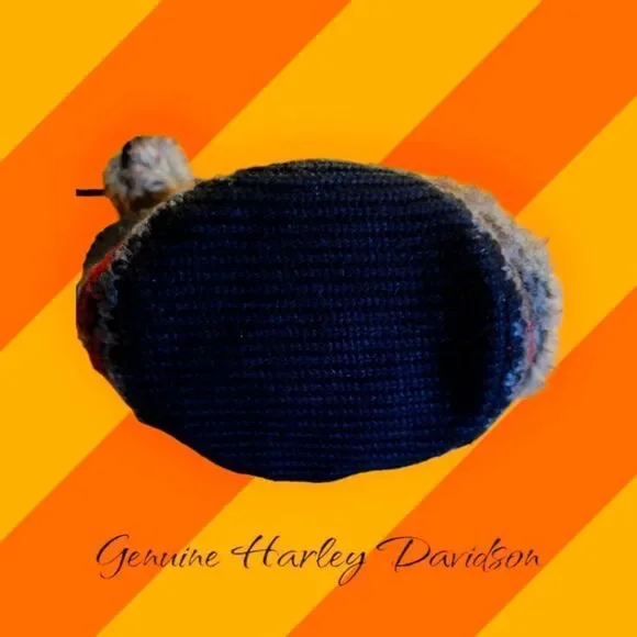 Harley-Davidson Trapper Hat | Faux Fur Ear Flaps | Size Small | Winter Biker Style