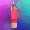 pink-stanley-40oz-quencher-logo-view-with-straw Stanley 40 oz Quencher – Pink – New Lid, New Straw, Boot & Straw Topper
