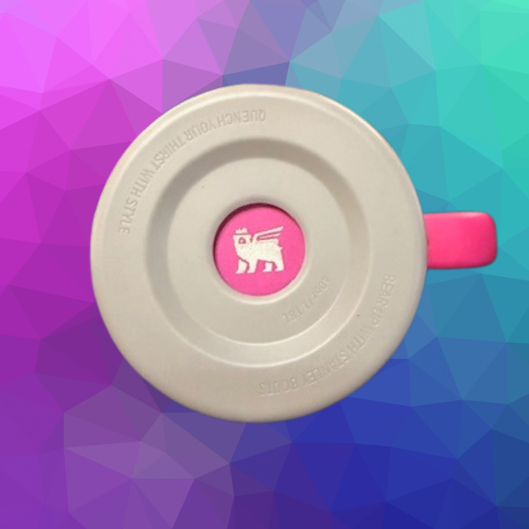 pink-stanley-quencher-bottom Stanley 40 oz Quencher – Pink – New Lid, New Straw, Boot & Straw Topper