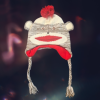 ABG Accessories Sock Monkey Earflap Hat – Fleece Lined Knit Winter Beanie