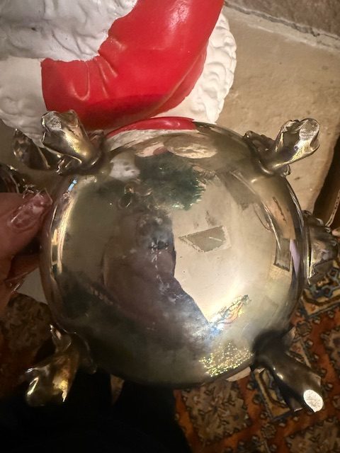 IMG_9315 Vintage Silverplated Tea & Coffee Set – Ornate Footed Pot & Sugar Bowl