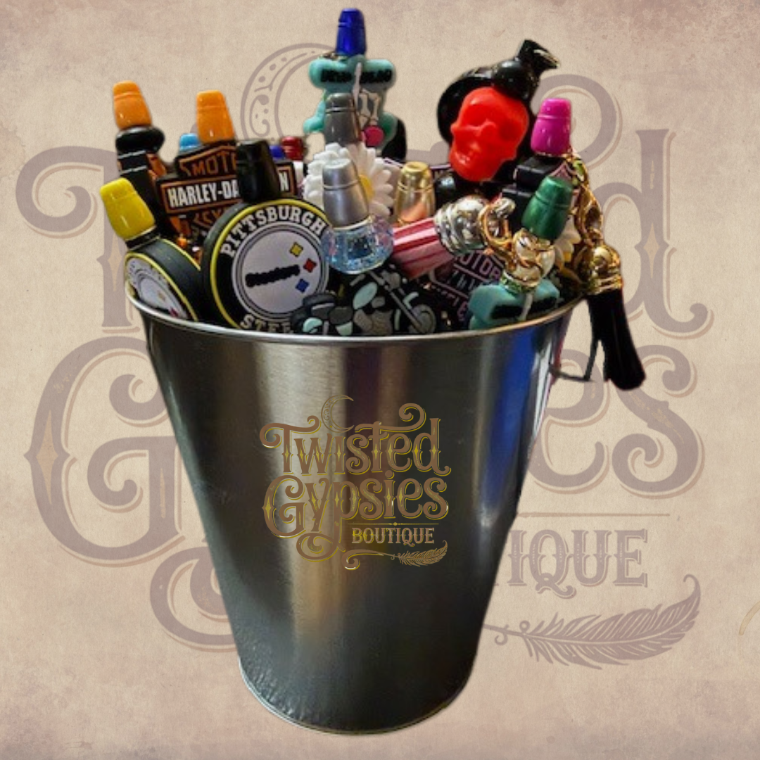 Handcrafted Twisted Gypsies beaded pen for in-person purchase