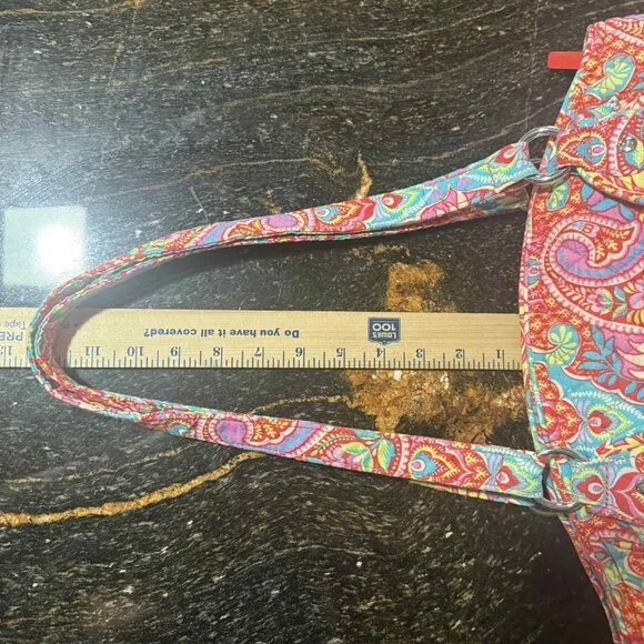 Vera Bradley Glenna Shoulder Bag in Retired Print Paisley in Paradise EUC