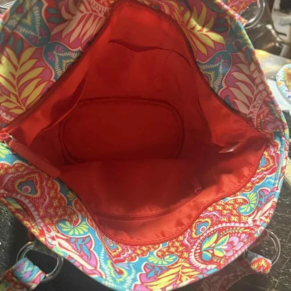 Vera Bradley Glenna Shoulder Bag in Retired Print Paisley in Paradise EUC