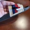 Authentic Gucci Bow Slides – Web Stripe (Women’s 7–7.5)