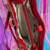 Michael Kors Red Hamilton Grommet Tote Bag – Leather
